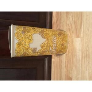 Starbucks Texas Yellow Rose Floral Travel Mug